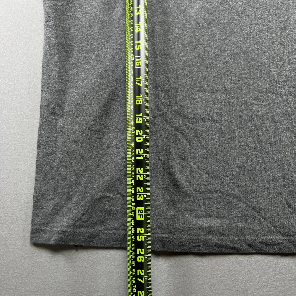 Banana Republic T Shirt Mens Medium Charcoal Gray Premium Pima Cotton Crew Neck